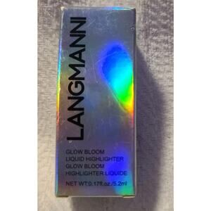 Langmanni Glow Bloom Liquid Highlighter New in Sealed Box (01) .17 fl oz